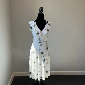 🌸 2/$15 SWS Long White Floral Dress